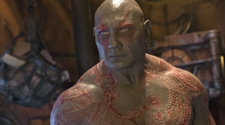  Dave Bautista en 'Guardianes de la galaxia'