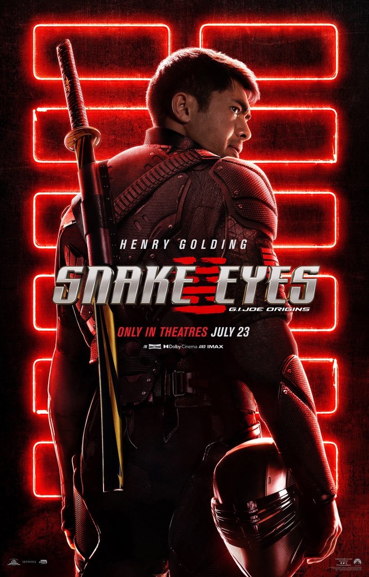 Póster de 'Snake Eyes: El origen' con Henry Golding