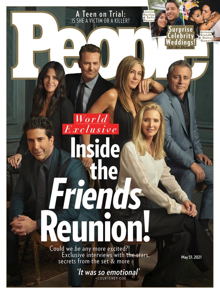  Portada en People de la reunión de 'Friends'