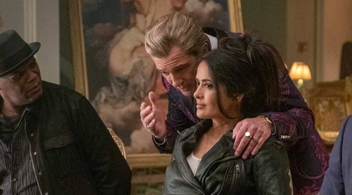  Salma Hayek en el set de 'El otro guardaespaldas 2'