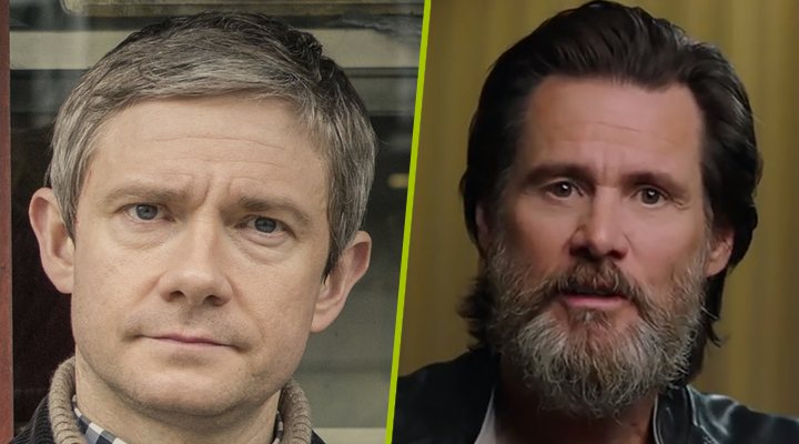 Martin Freeman y Jim Carrey