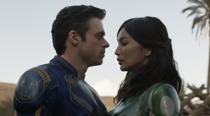 Richard Madden y Gemma Chan en 'Eternals'