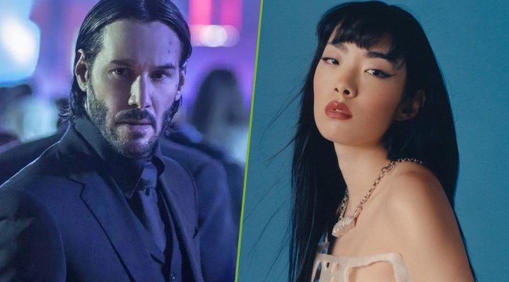  Keanu Reeves y la coprotagonista de 'John Wick 4', Rina Sawayama