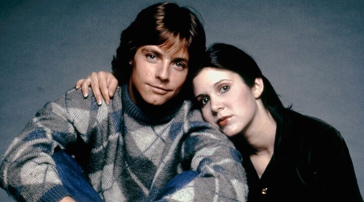 Mark Hamill y Carrie Fisher