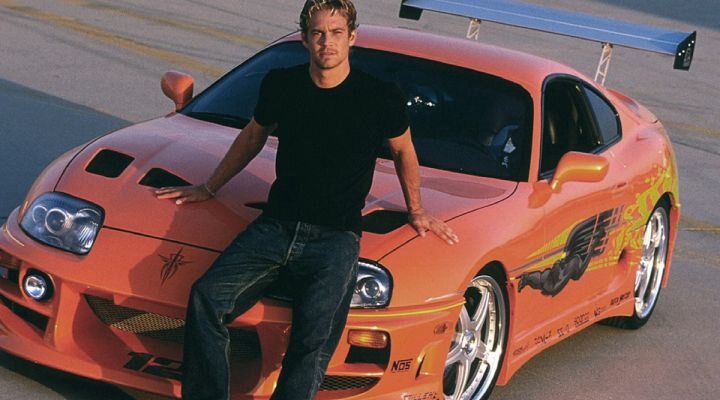 Paul Walker y su Toyota Supra en 'Fast & Furious'