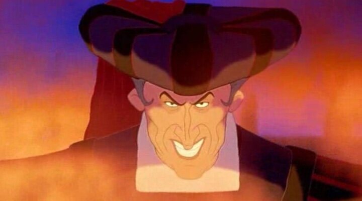 Frollo en 'El jorobado de Notre Dame'