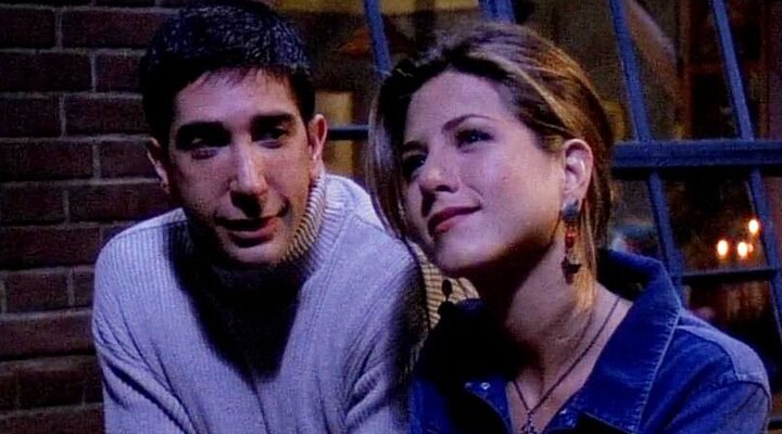 David Schwimmer y Jennifer Aniston en 'Friends'