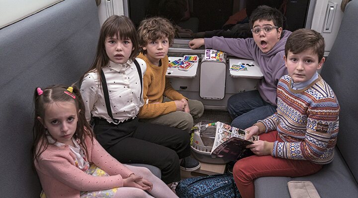 Los niños y niñas de ¡A todo tren!'