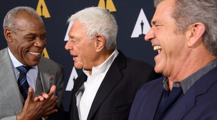 Donald Glover, Richard Donner y Mel Gibson