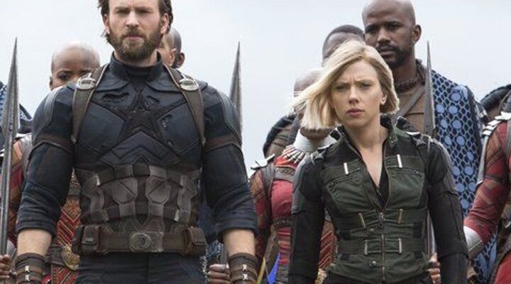 Scarlett Johansson en 'Avengers: Infinity War'