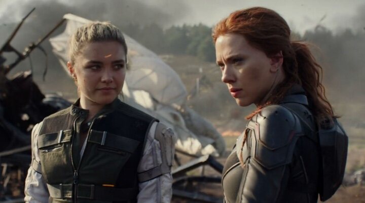 Florence Pugh y Scarlett Johansson en 'Black Widow'