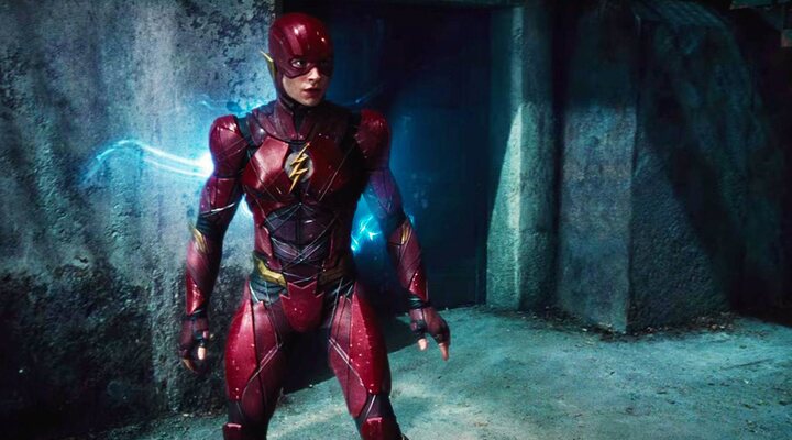 Ezra Miller como 'The Flash'