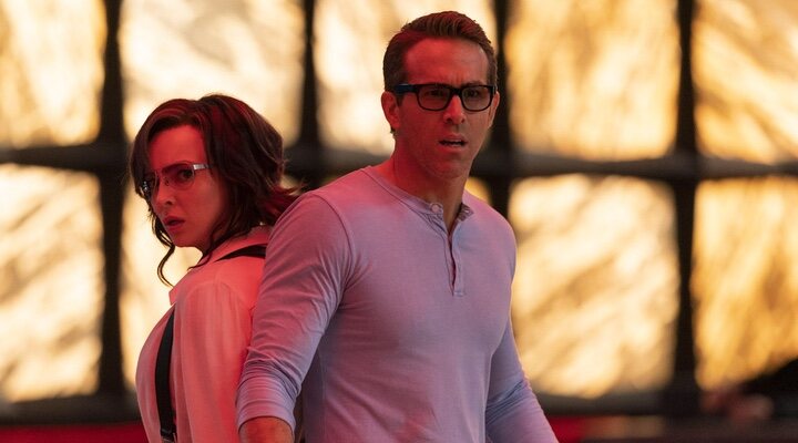  Jodie Comer y Ryan Reynolds en 'Free Guy'