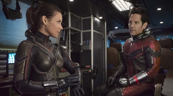  Evangeline Lilly y Paul Rudd en 'Ant-Man 2'