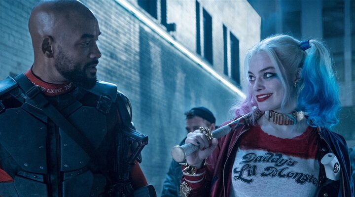 Will Smith y Margot Robbie en 'Escuadrón Suicida'