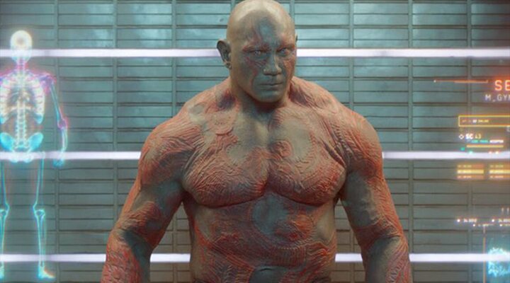 Dave Bautista en 'Guardianes de la Galaxia'