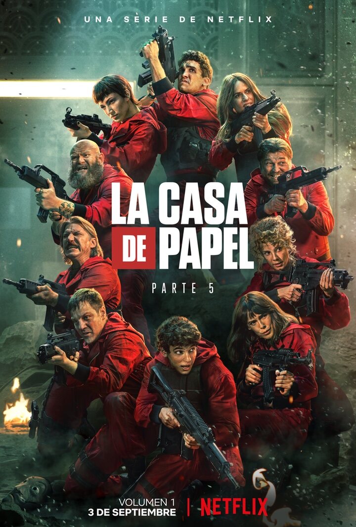 póster 'La casa de papel'