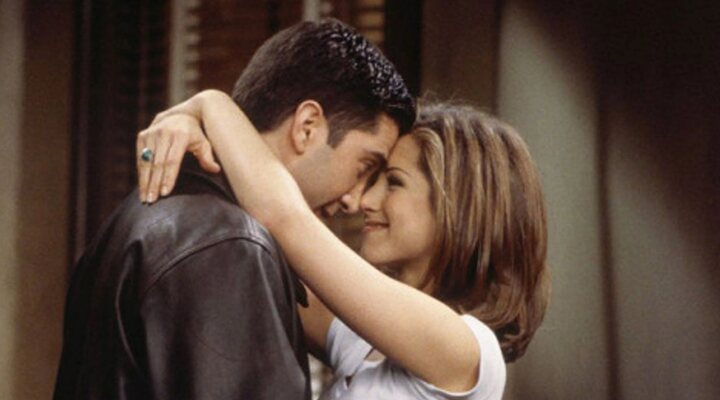 David Schwimmer y Jennifer Aniston en 'Friends'