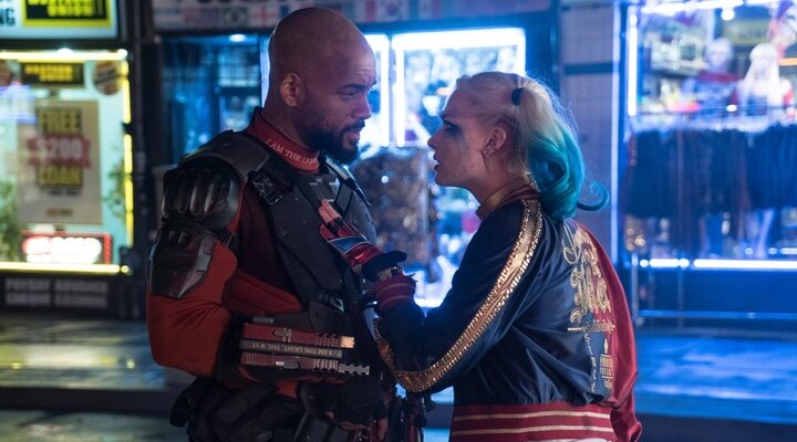  Will Smith y Margot Robbie en 'Escuadrón Suicida' (2016)