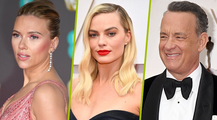 Margot Robbie, Scarlett Johansson, Tom Hanks