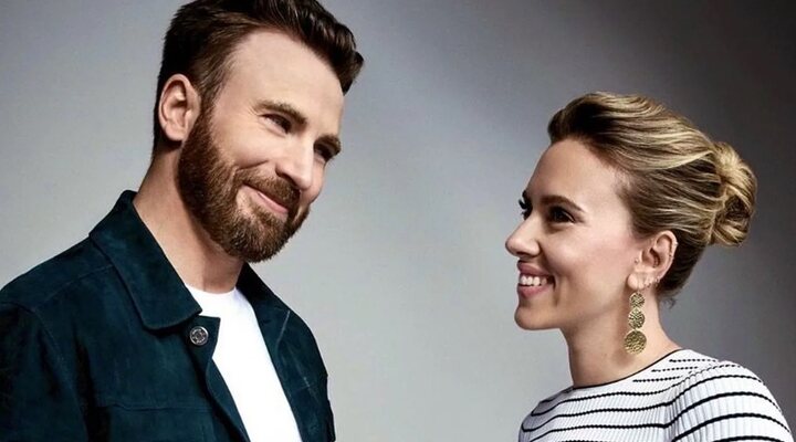 Scarlett Johansson y Chris Evans