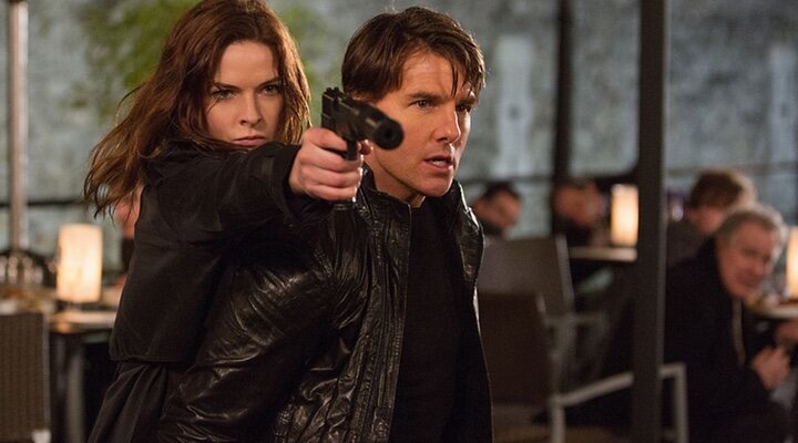  Rebecca Ferguson y Tom Cruise en 'Misión Imposible: Fallout' (2018)