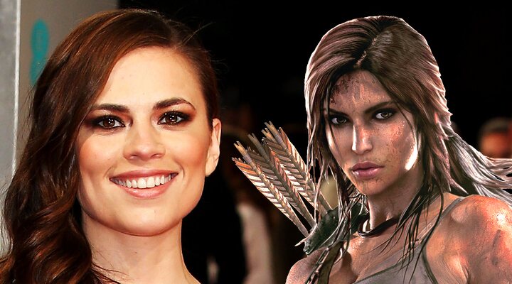 Hayley Atwell y Lara Croft