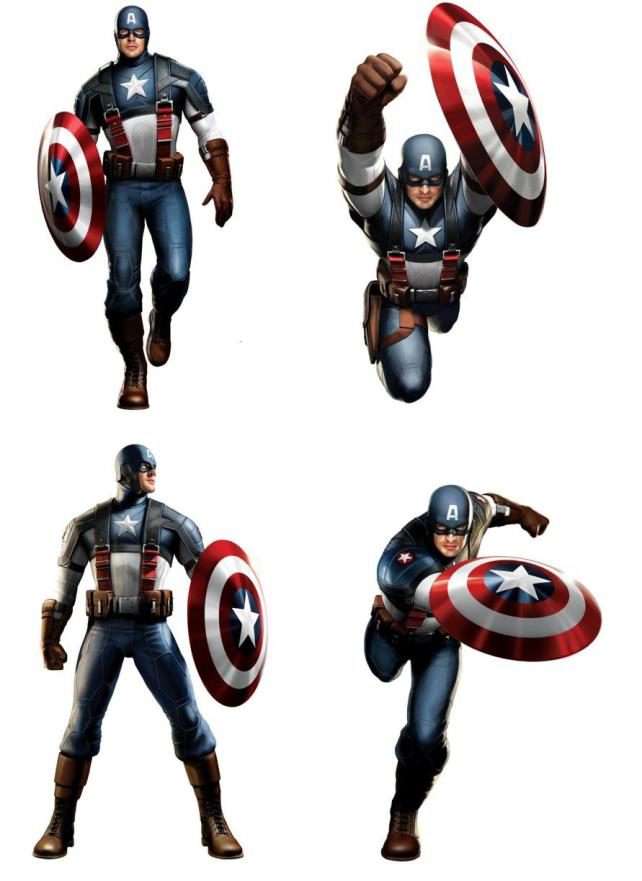 Concept Art de 'Capitán América' y 'Thor'