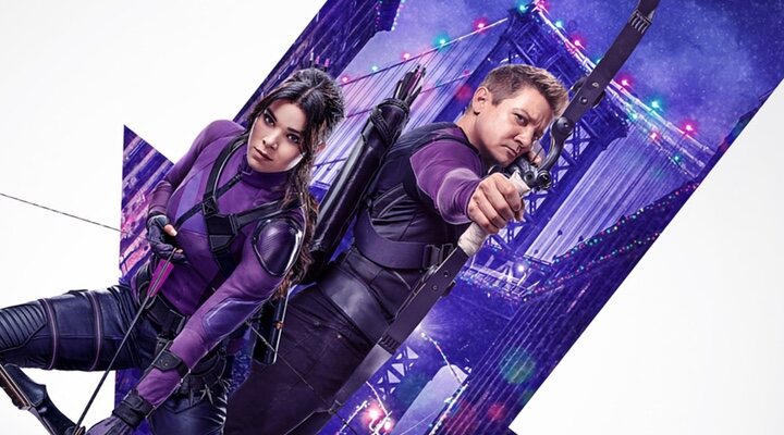  Hailee Steinfeld y Jeremy Renner en 'Ojo de Halcón'