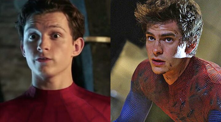 Tom Holland y Andrew Garfield