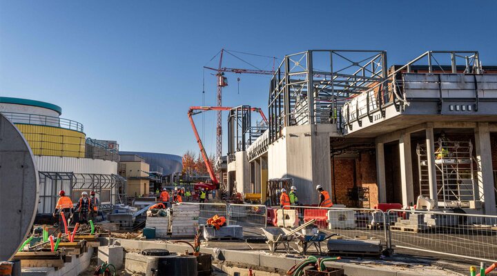 Obras del Campus Vengadores de Disneyland París