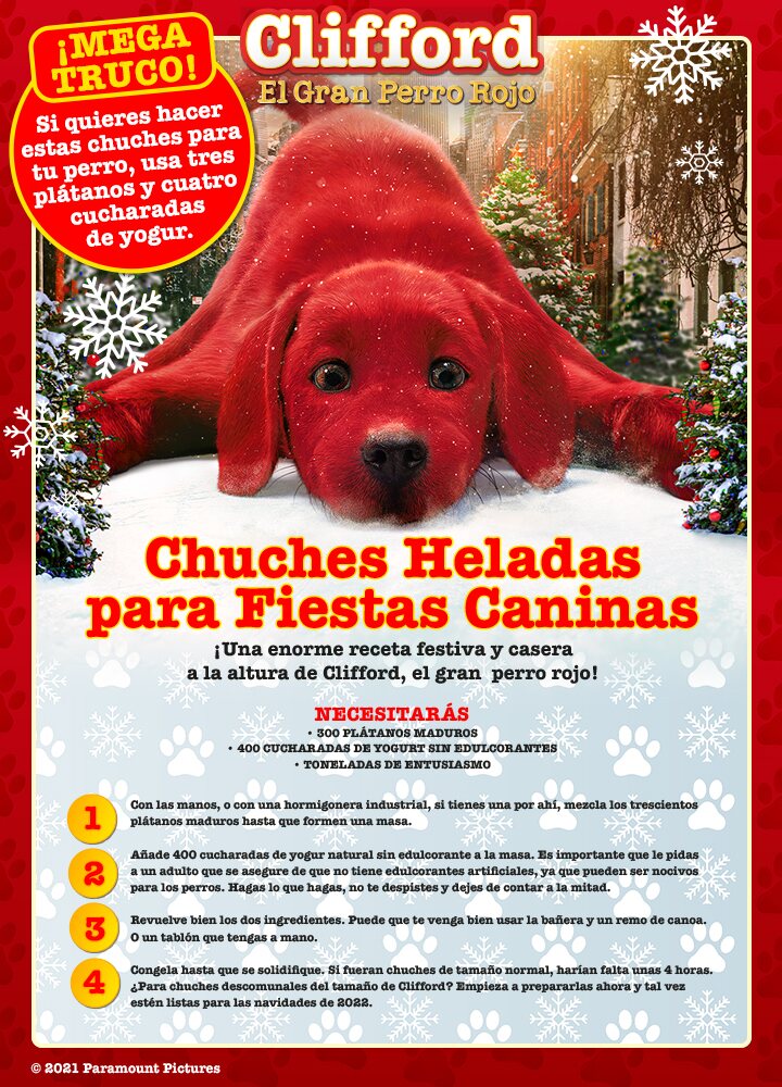  Receta 'Clifford'