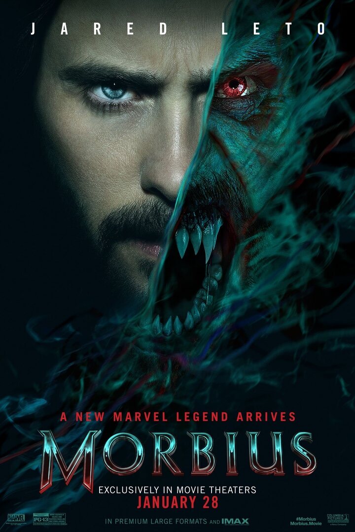  Póster de 'Morbius' con Jared Leto