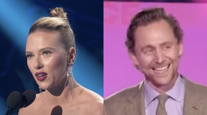 Scarlett Johansson y Tom Hiddleston en los People's Choice Awards 2021