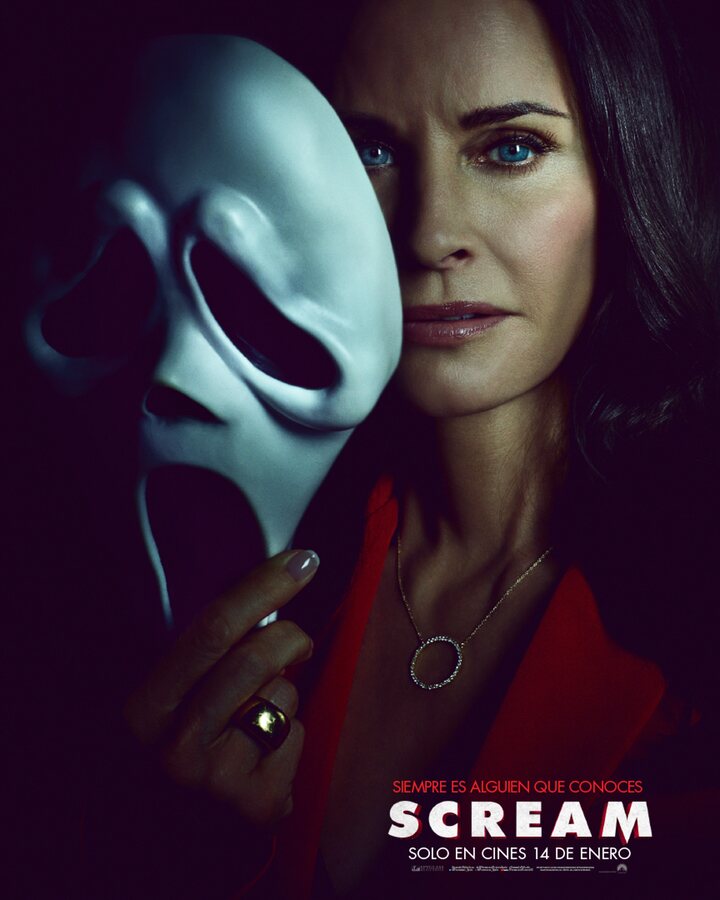  póster 'Scream' con Courteney Cox