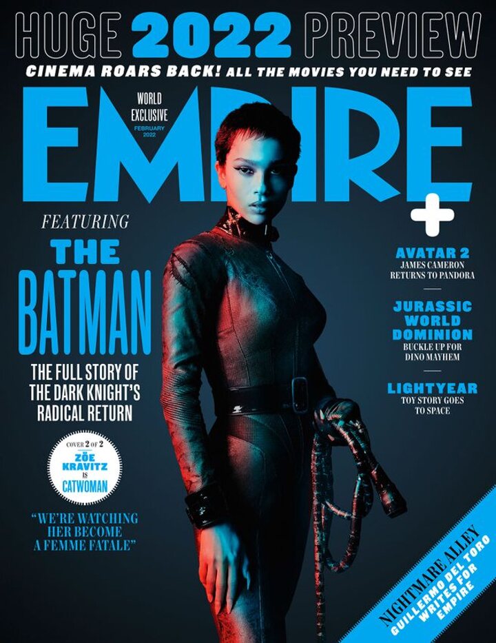 Portada de Empire con Zoë Kravitz como Catwoman