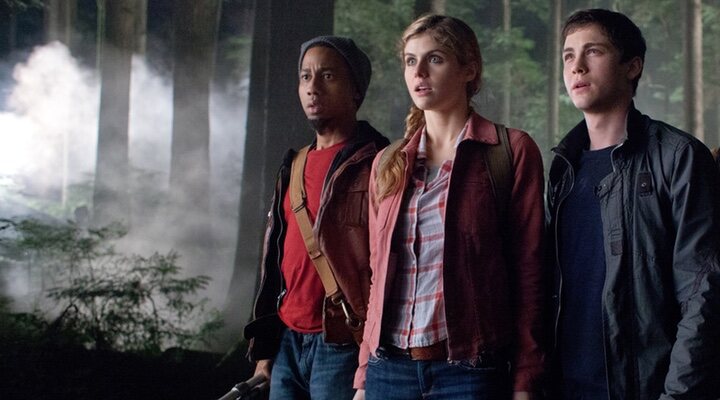  Brandon T. Jackson, Alexandra Daddario y Logan Lerman