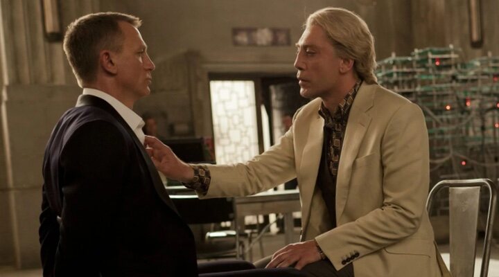  Daniel Craig y Javier Bardem en 'Skyfall'