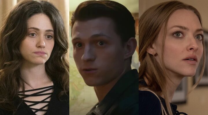 Emmy Rossum, Tom Holland y Amanda Seyfried