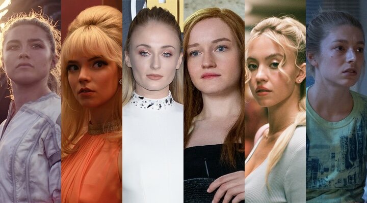 Florence Pugh, Anya Taylor Joy, Sophie Turner, Julia Garner, Sydney Sweeney y Hunter Schafer