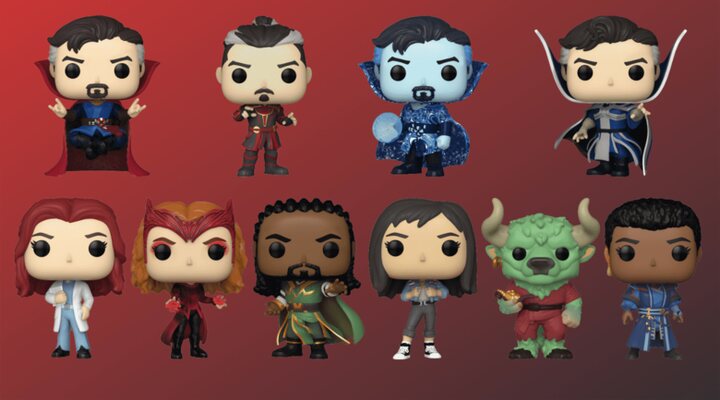 Colección Funko Pop de 'Doctor Strange en el multiverso de la locura'