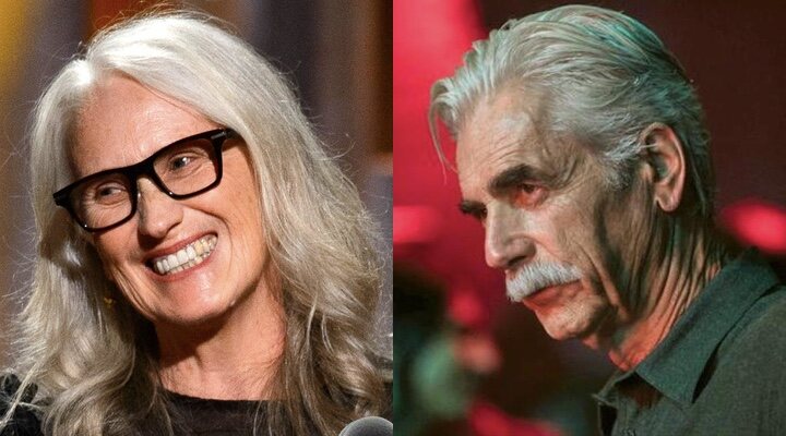 Jane Campion y Sam Elliott