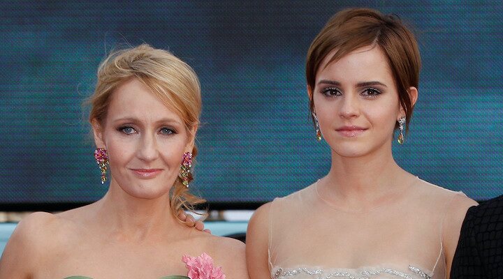 J.K. Rowling y Emma Watson