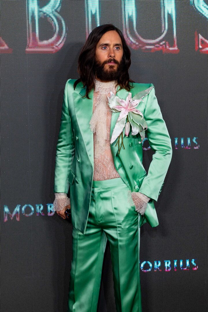 Jared Leto en la premiere de 'Morbius' en Madrid