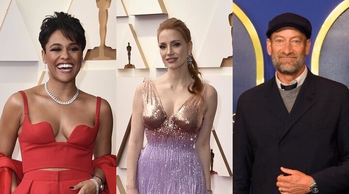  Ariana DeBose, Jessica Chastain y Troy Kotsur