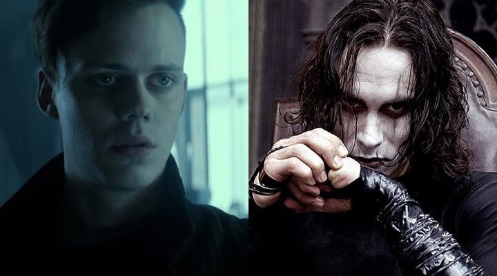 Bill Skarsgard y Brandon Lee en 'El cuervo'