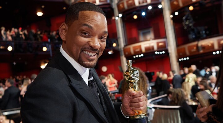 Will Smith con su Oscar