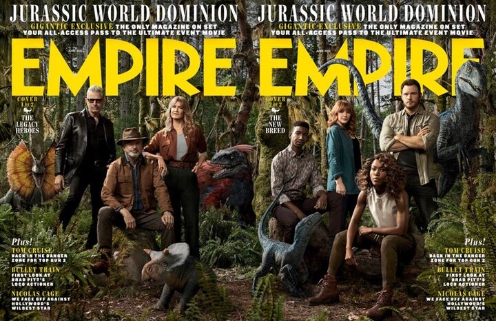  Portadas Empire de 'Jurassic World: Dominion' (2022)