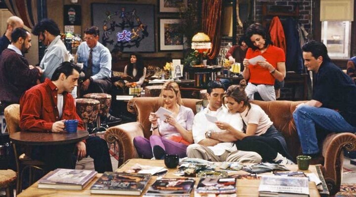 Escena de Friends