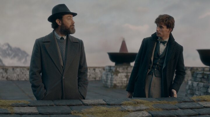 Albus Dumbledore y Newt Scamander